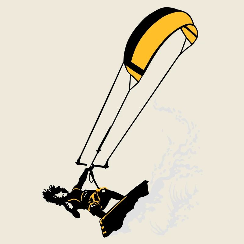 Kitesurfing and wave flex