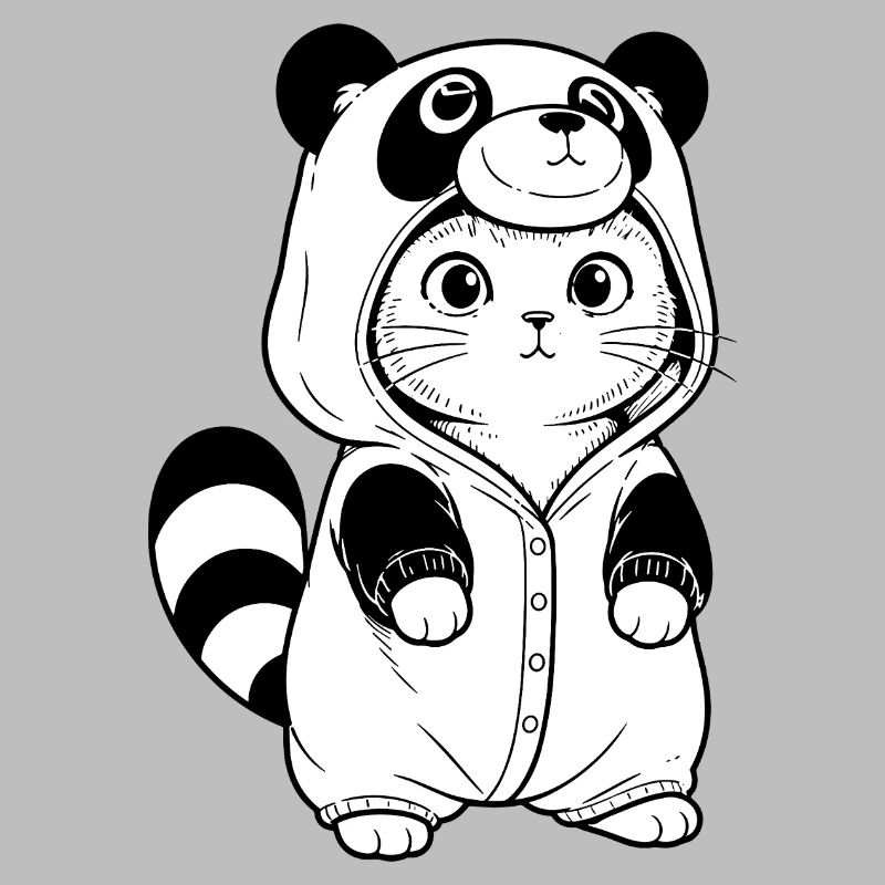 Cuddly Panda Pullover Hoodie