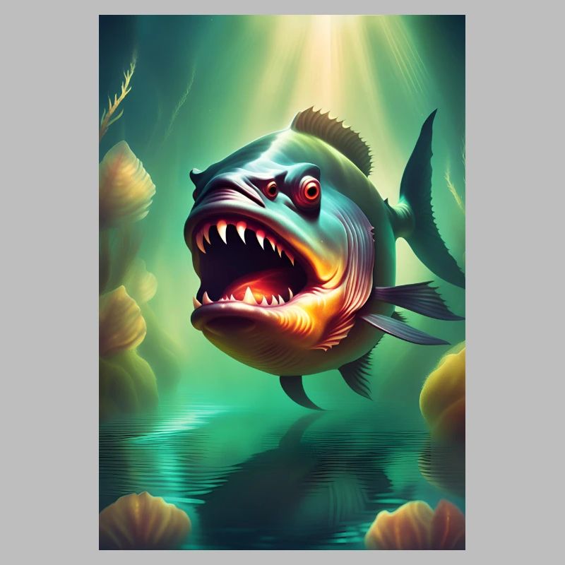 Abnormal monster fish