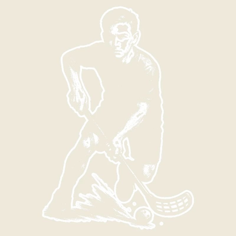 Floorball motif with recognition value