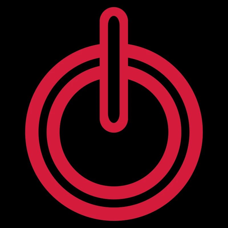 Power icon character shape computer icon