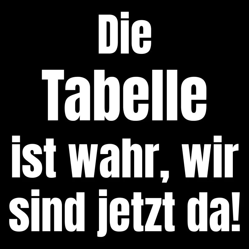 The table is true, we are here now!
