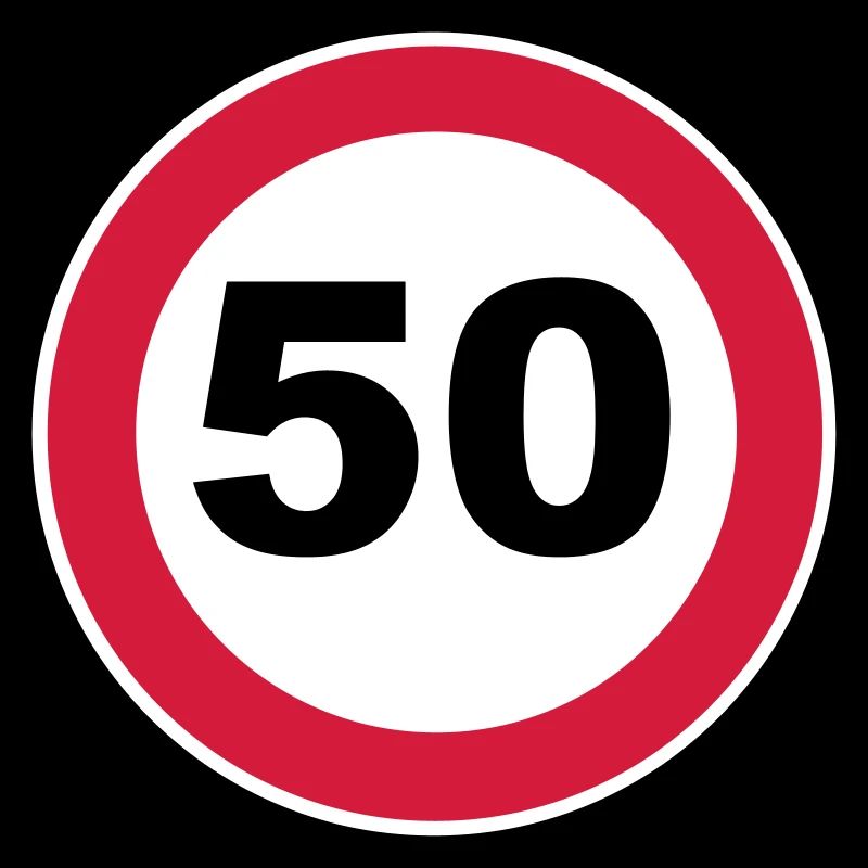50th birthday sign