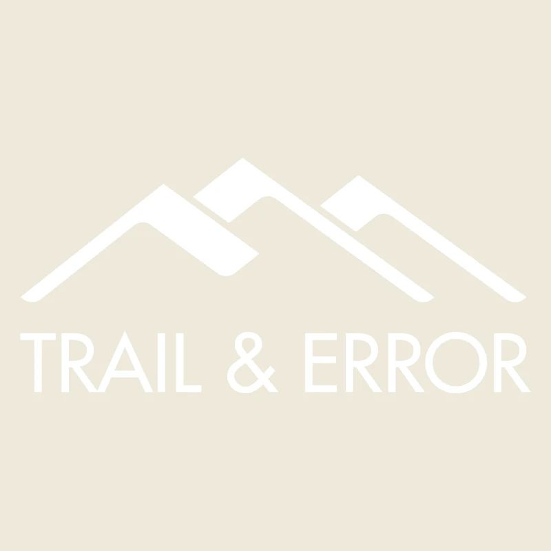 TRAIL & ERROR Logo White