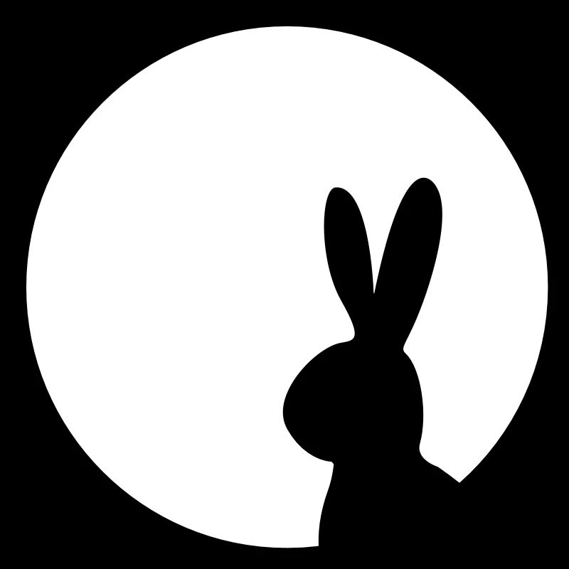 Moony Rabbit in the Moon Rabbit Bunny