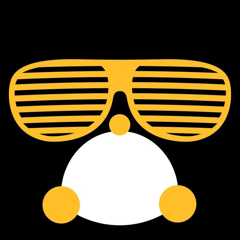 penguin with glasses