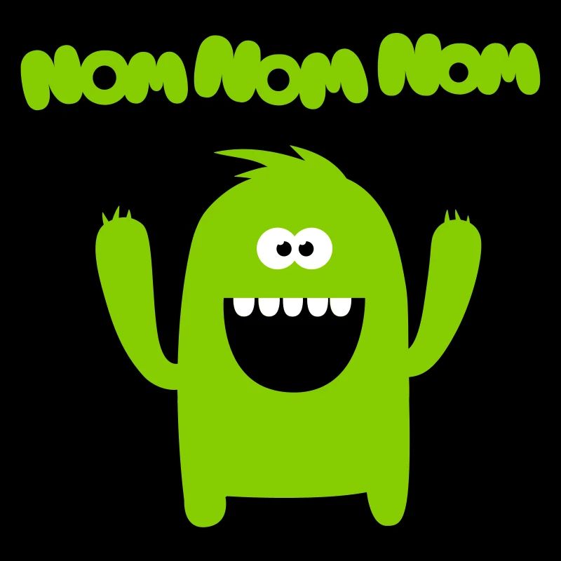 Om nom nom nom - monstre