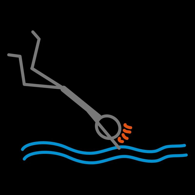 springen / schwimmen