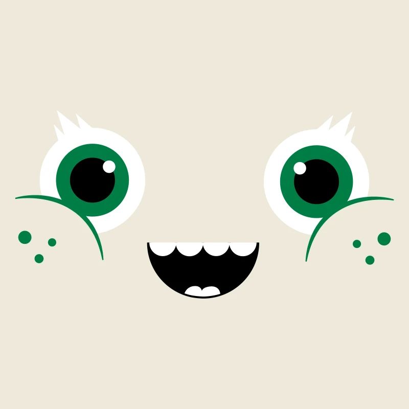 Funny & Cute Kawaii Comic Face / Smiley