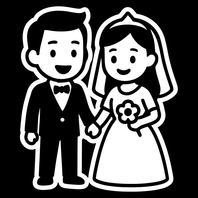 Ehepaar Hochzeit Brautpaar