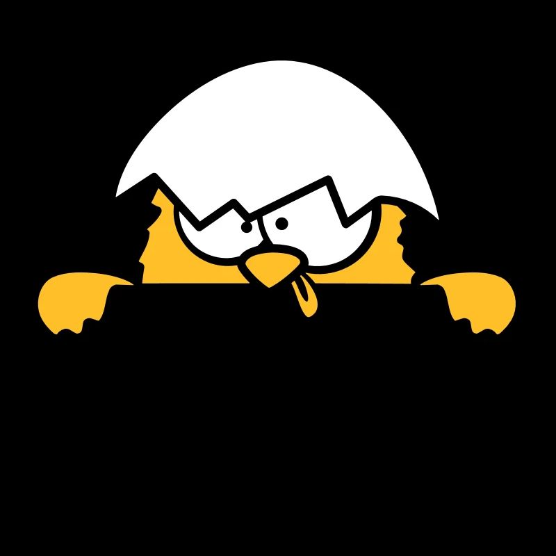 Verrücktes Crazy Chick hinter Mauer