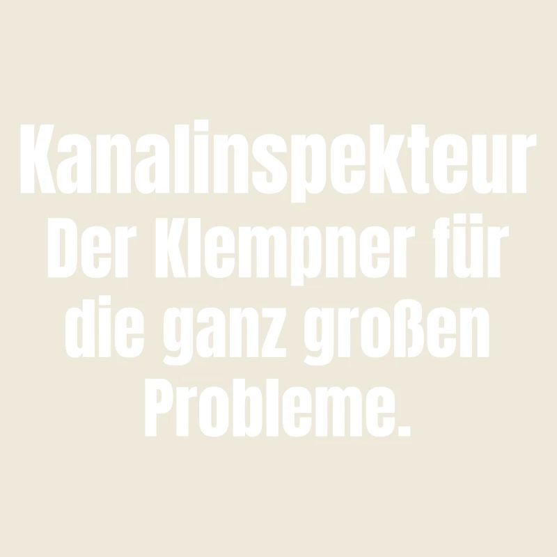 sewer inspector the plumber for big problems.