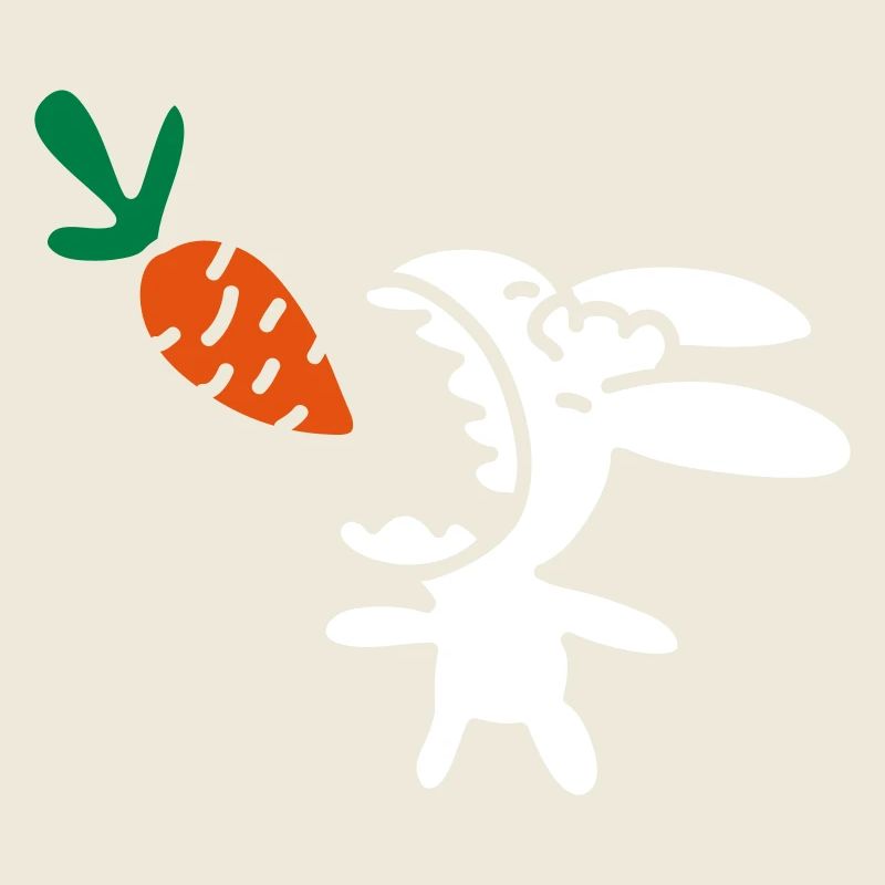 Bunny eats carrot - 3