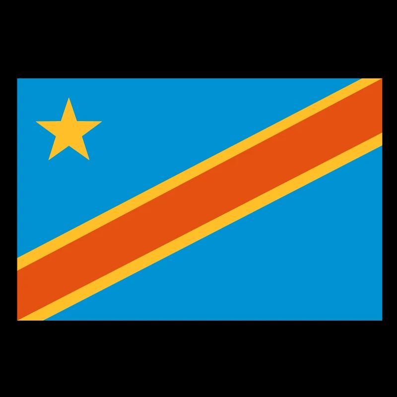 drapeau Congo Kinshasa - Congo flag