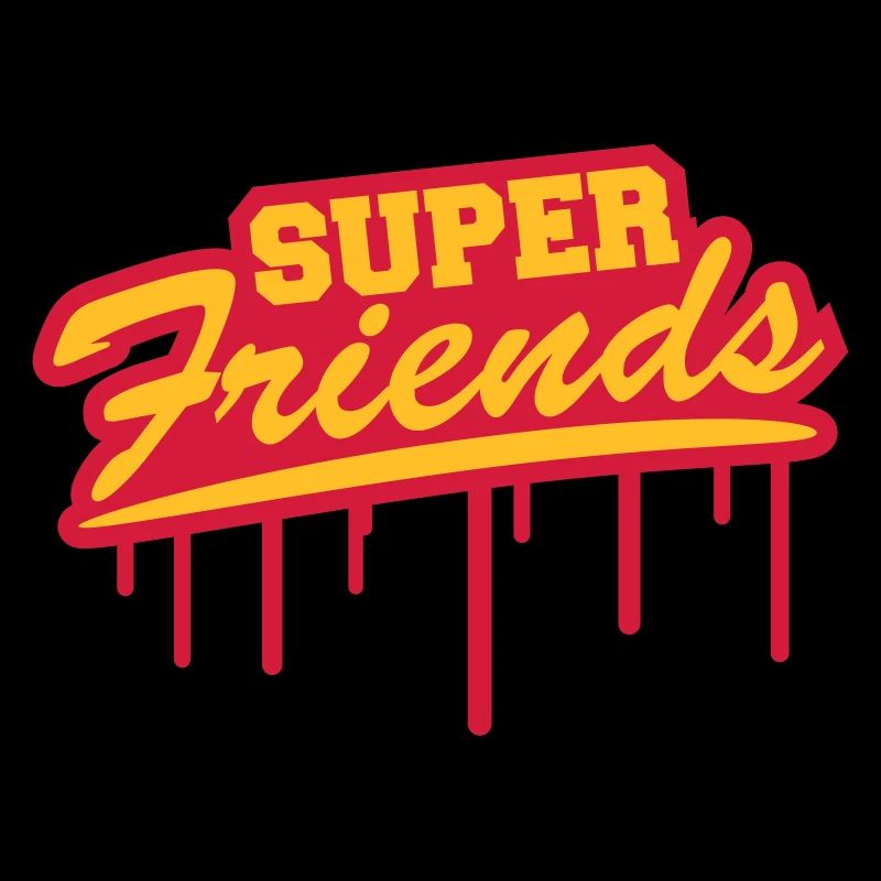 Super Best Friends Graffiti