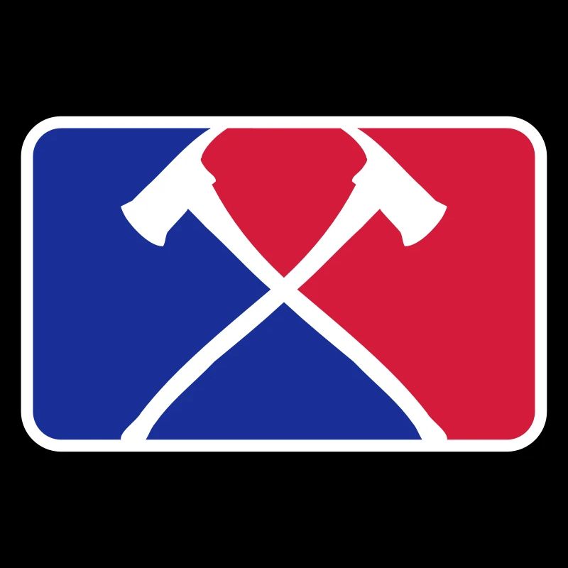 2 fire axes fire sports logo