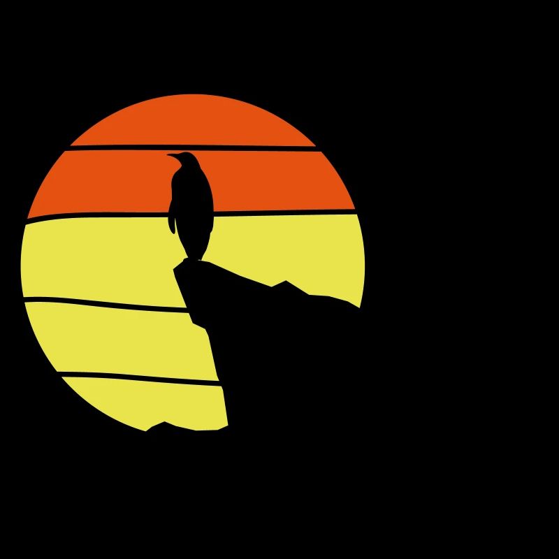 pinguin_sonnenuntergang