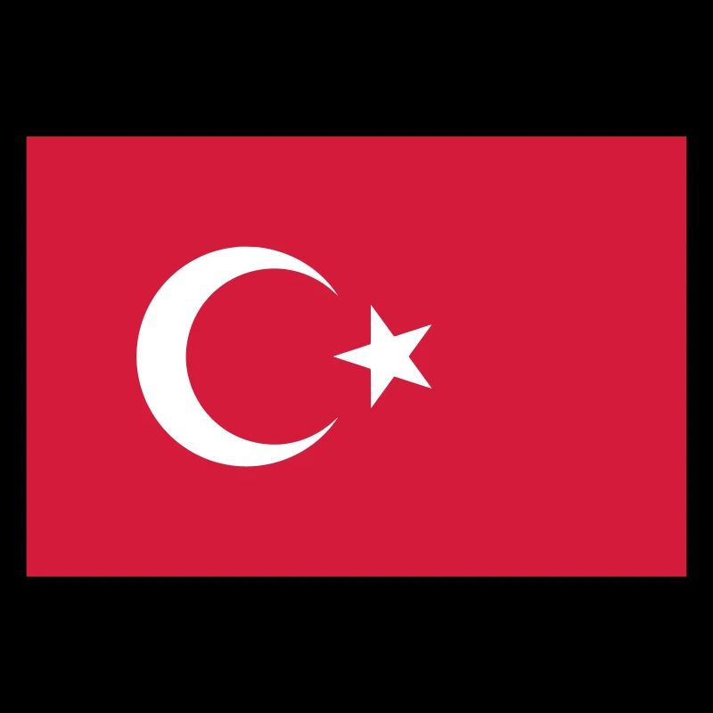 Türkei Flagge / Drapeau Türkis
