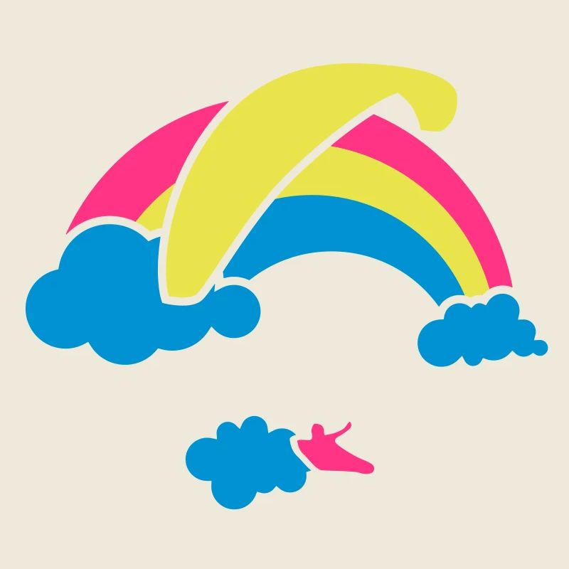 Rainbow & Clouds Paragliding