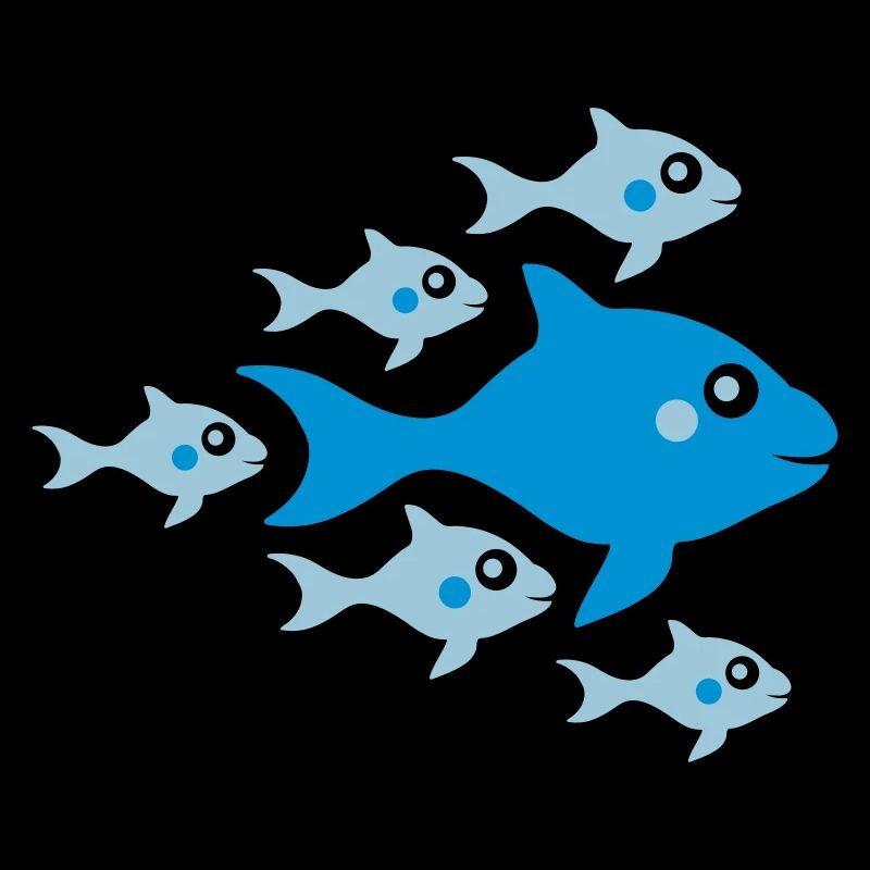 Cute Fish Babys And Mother