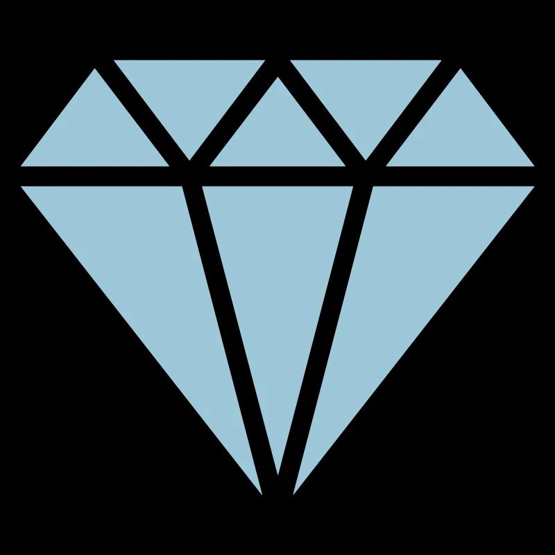 Diamond symbol, triangle, cubic, abstract, ever