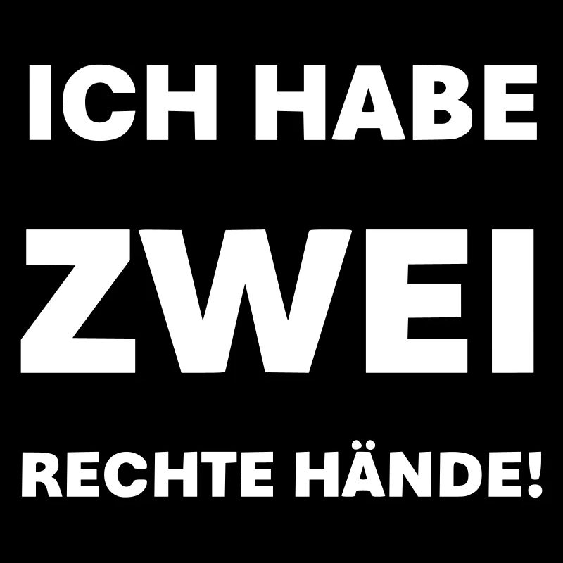 Ich habe zwei Rechte Hände