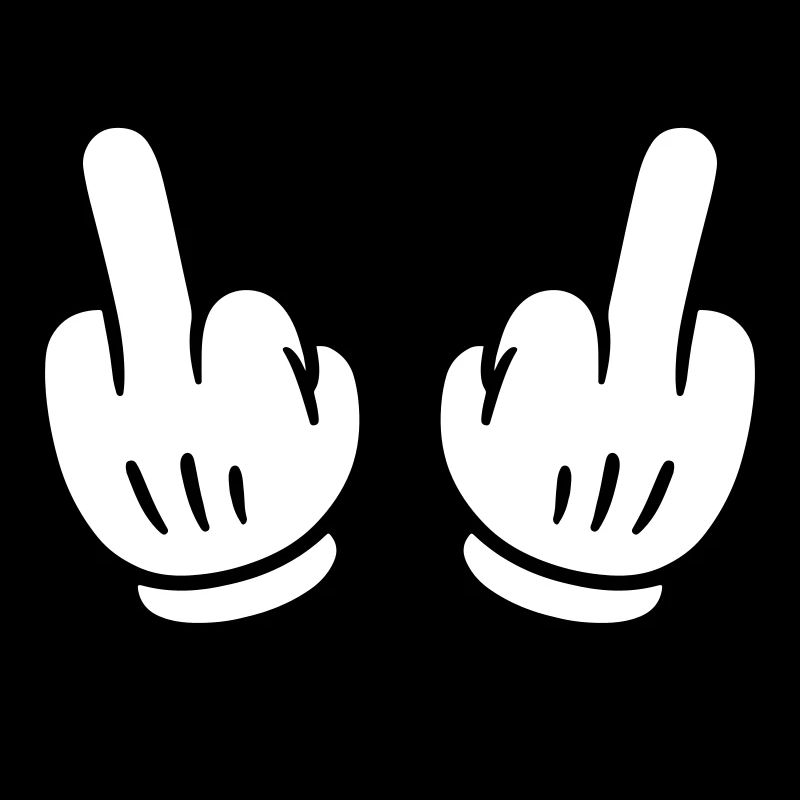 Mittelfinger Hand Comic