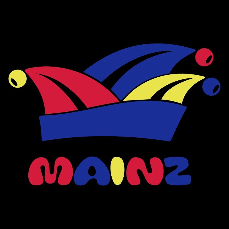 Carnival fool cap Mainz 1, 2 or 3 colors
