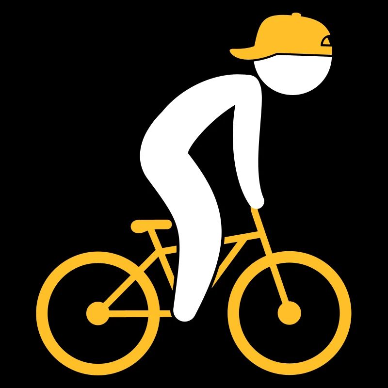 Ein Radfahrer