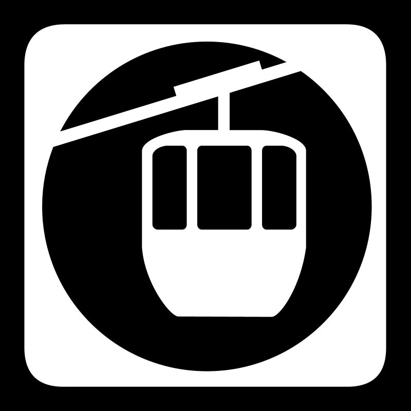 Köln Seilbahn Piktogramm