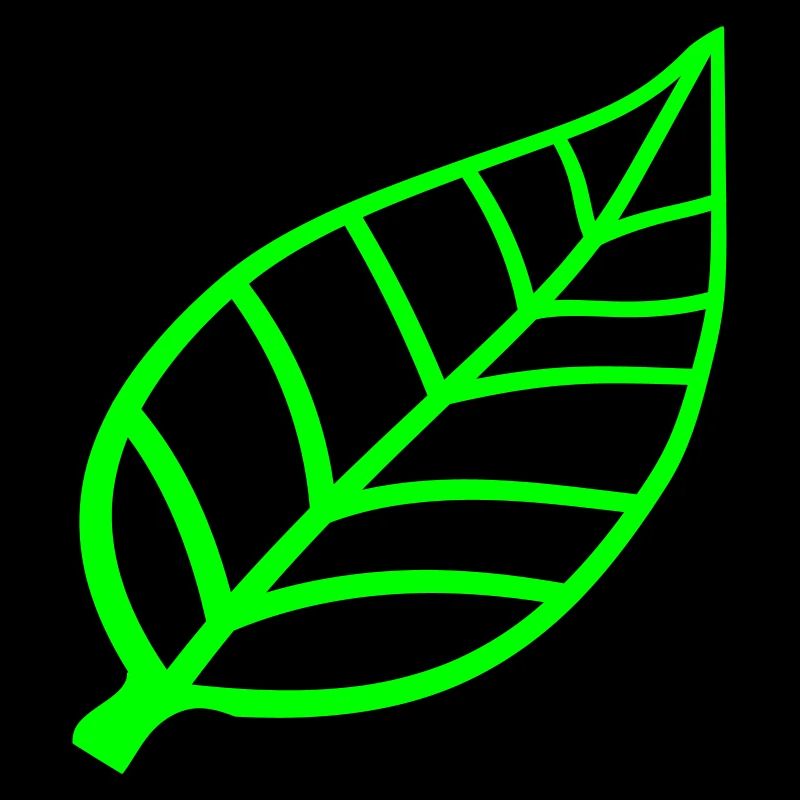 Small Pretty Leaf Green Eco Tree Leaves