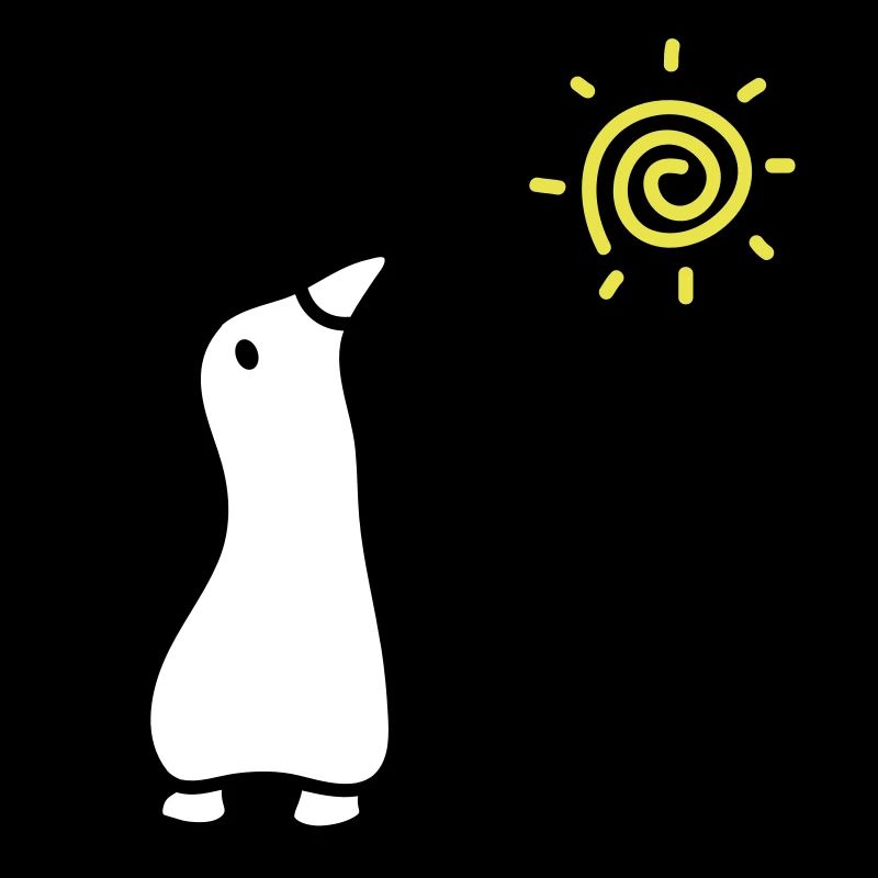 Penguin + sun