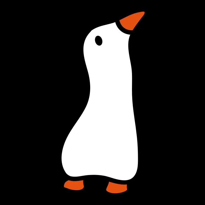 Pinguin sieht hoch 3