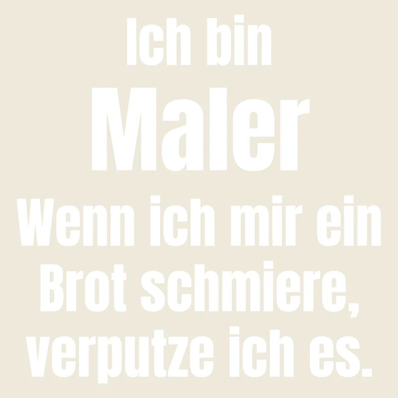 Painter smears bread, not he plasters