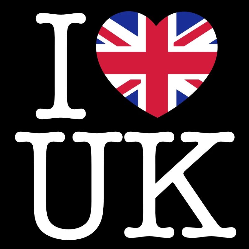 I love UK (White)