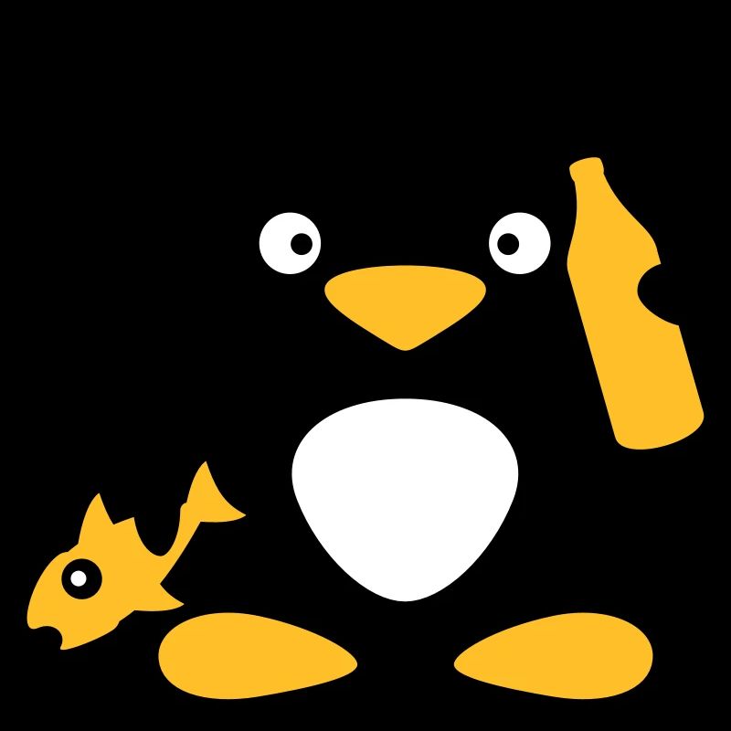 Fish And Beer Penguin