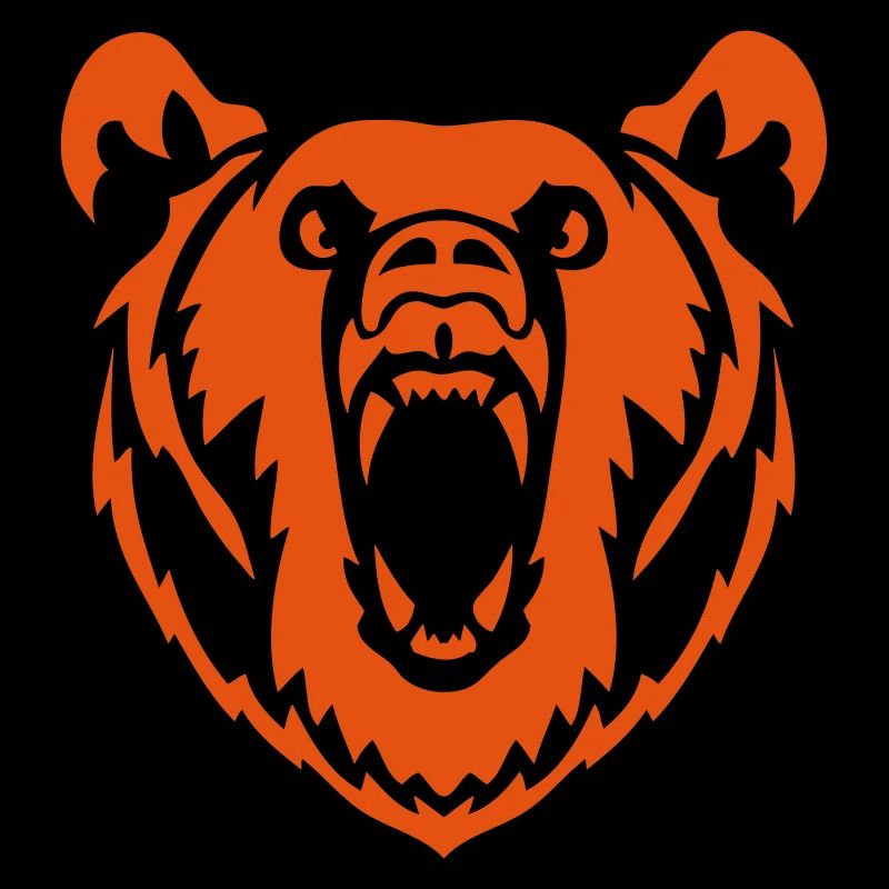 wild head bear roars 6 2