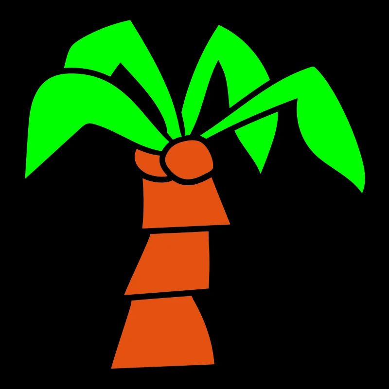 Palm Tree Island Tree Plage Vacances Noix de Mer Cool