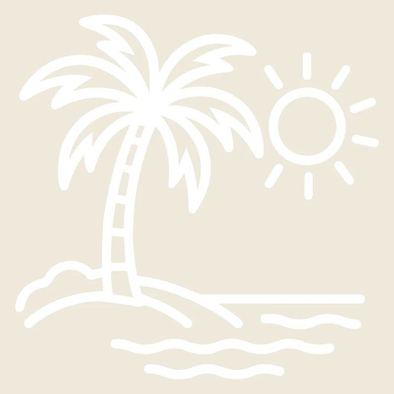 Palm Tree Beach Summer