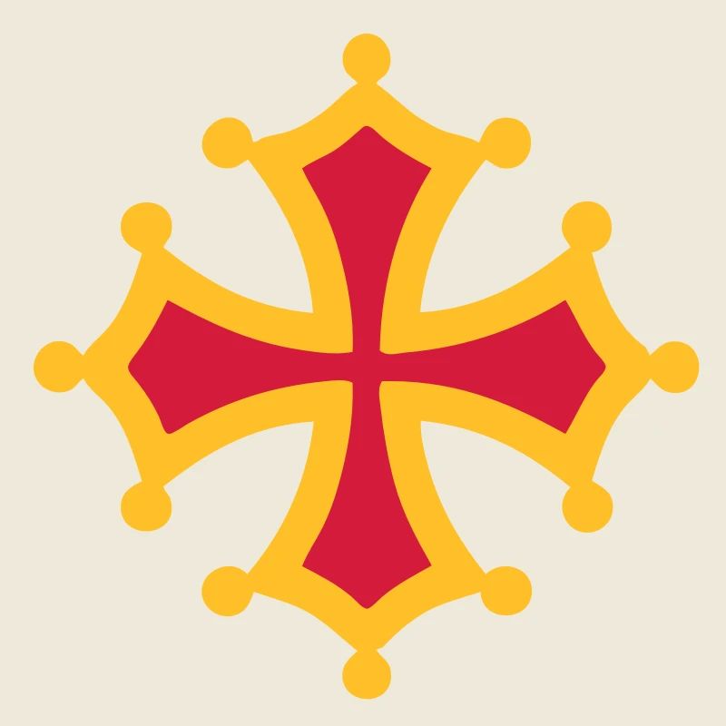 croix occitane graphique vectoriel