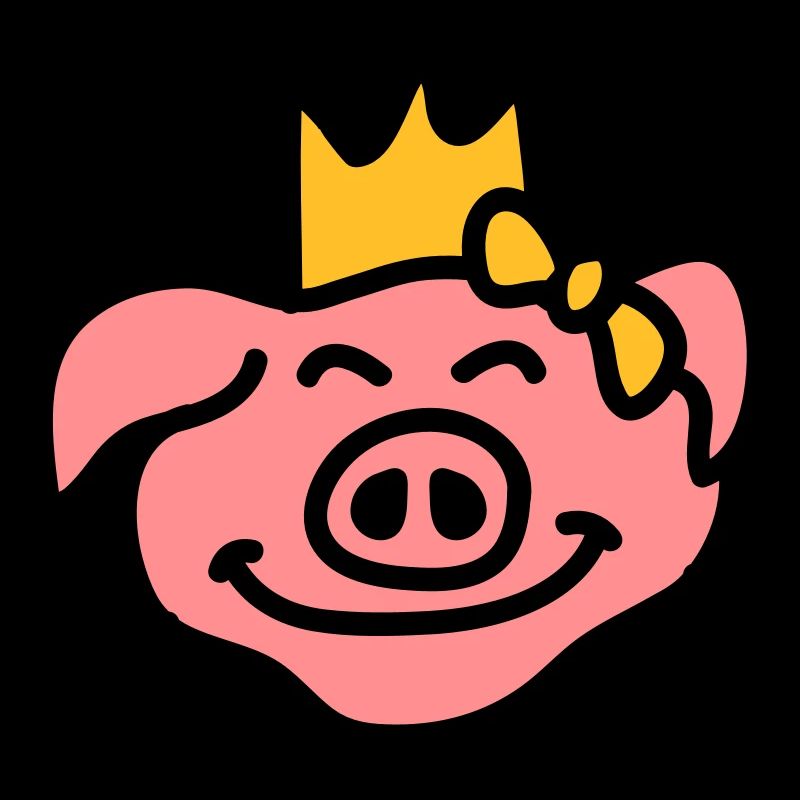 Pricess Pig Head