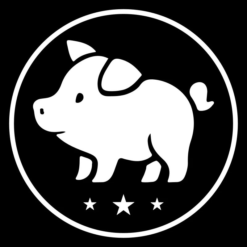 Schwein Ferkel Sau Symbol