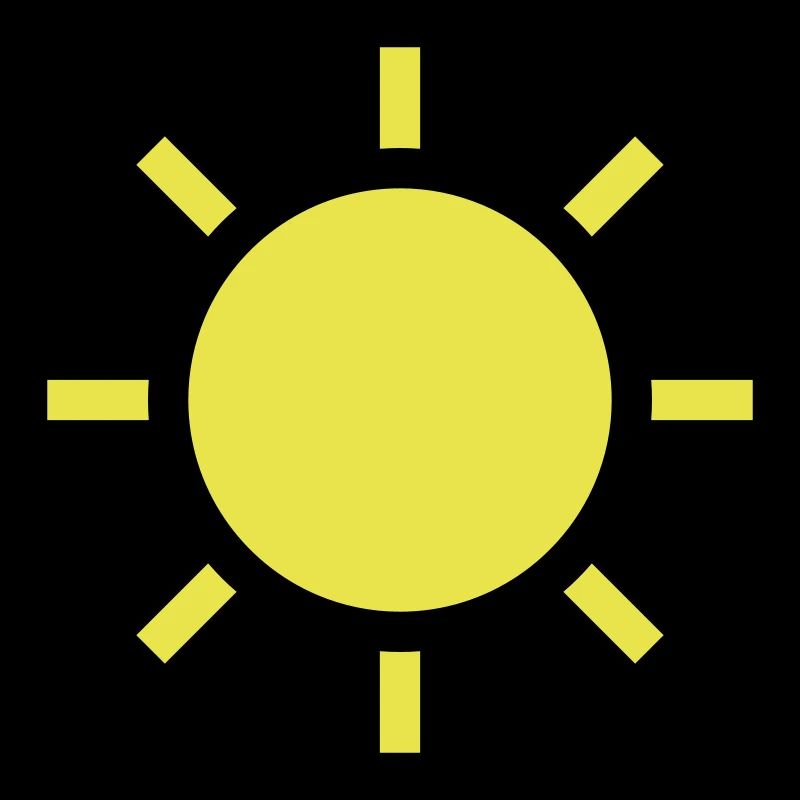 weather symbol - sun