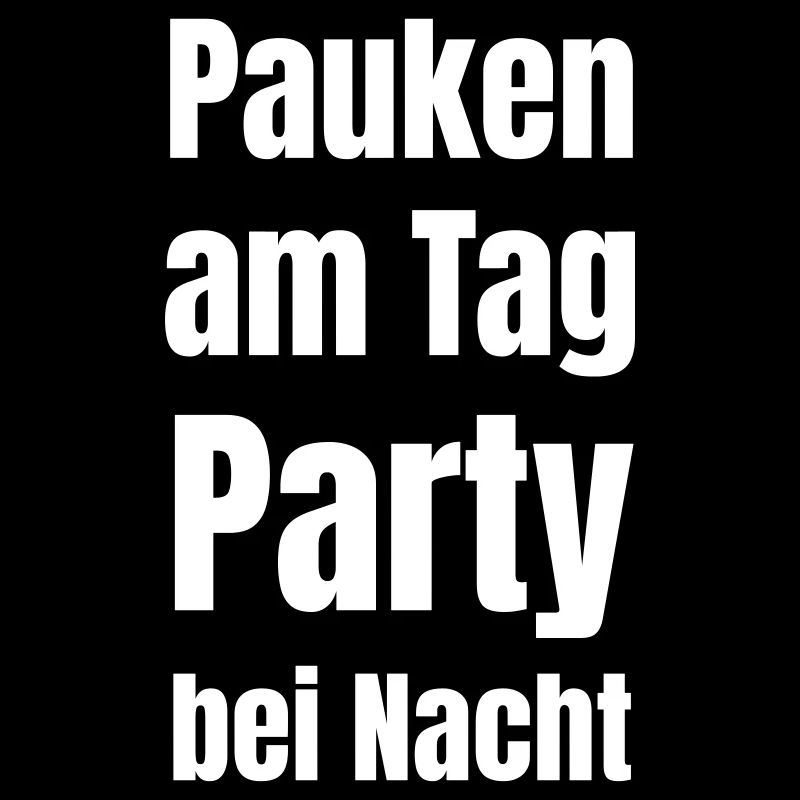 Cramming by day, party by night.