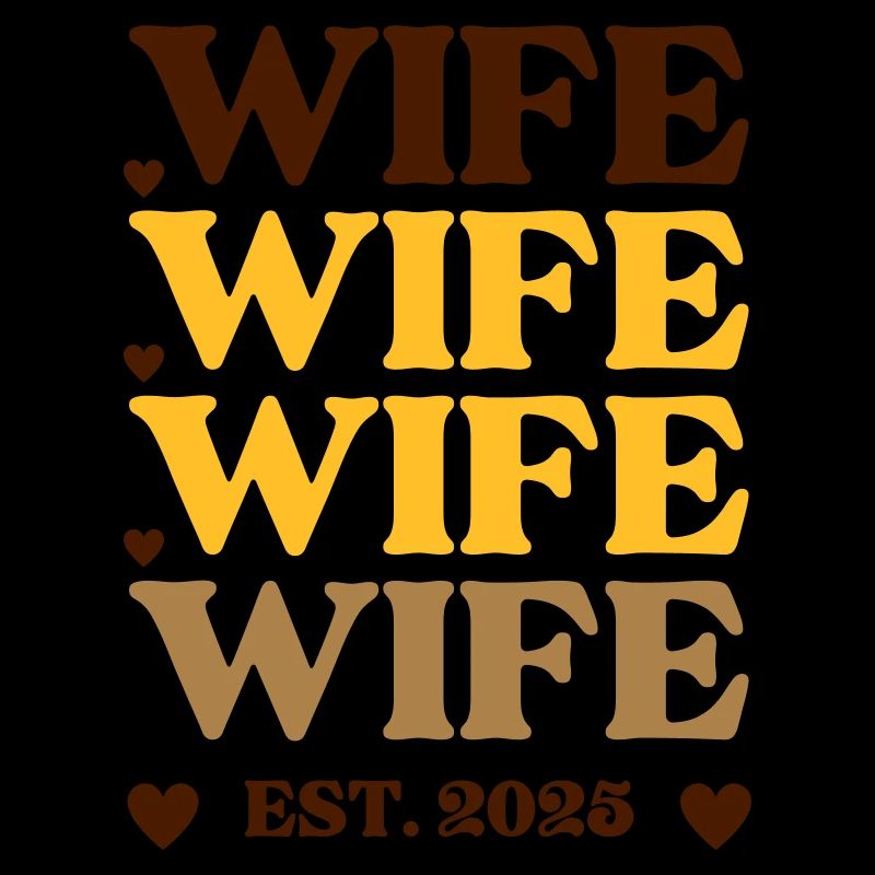 Ehefrau Est. 2025 Ehepaar Passende Flitterwochen