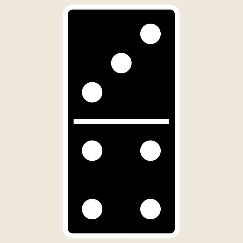 DOMINO STONE 3:4 - VARIABLE COLOR - VECTOR DESIGN!