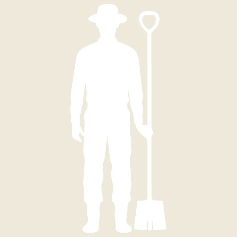 Landwirt Farmer Silhouette