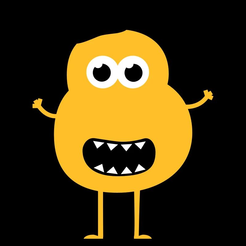 Funny Vintage Monster