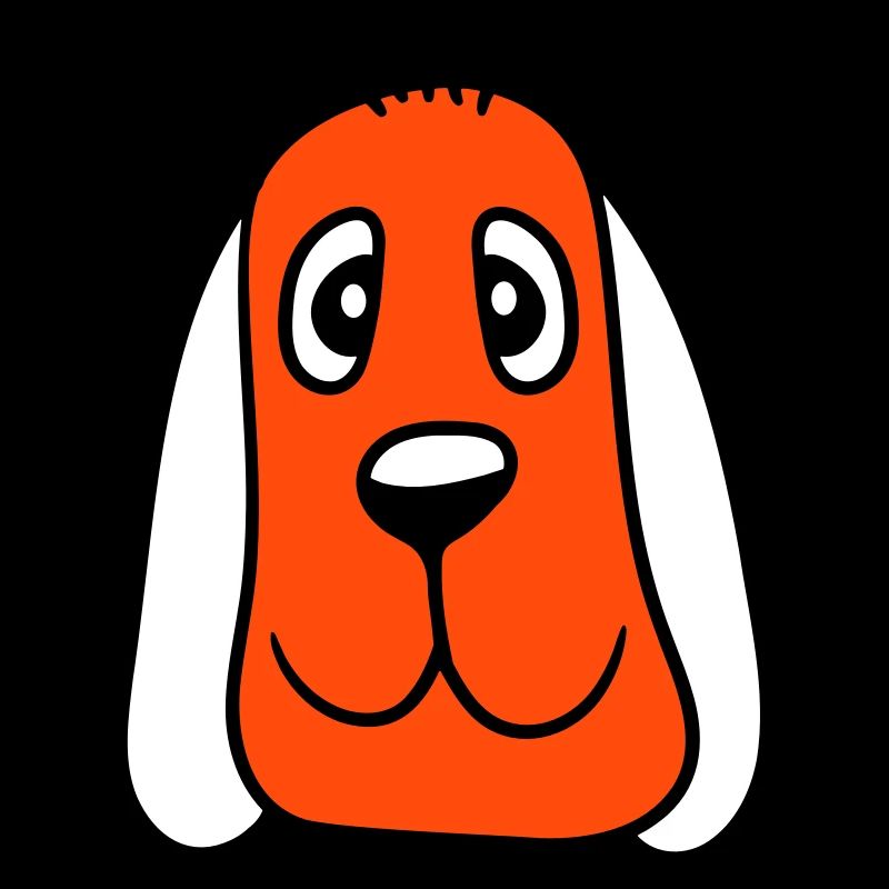 Visage de chien Petit Tête d’animal de compagnie Mignon