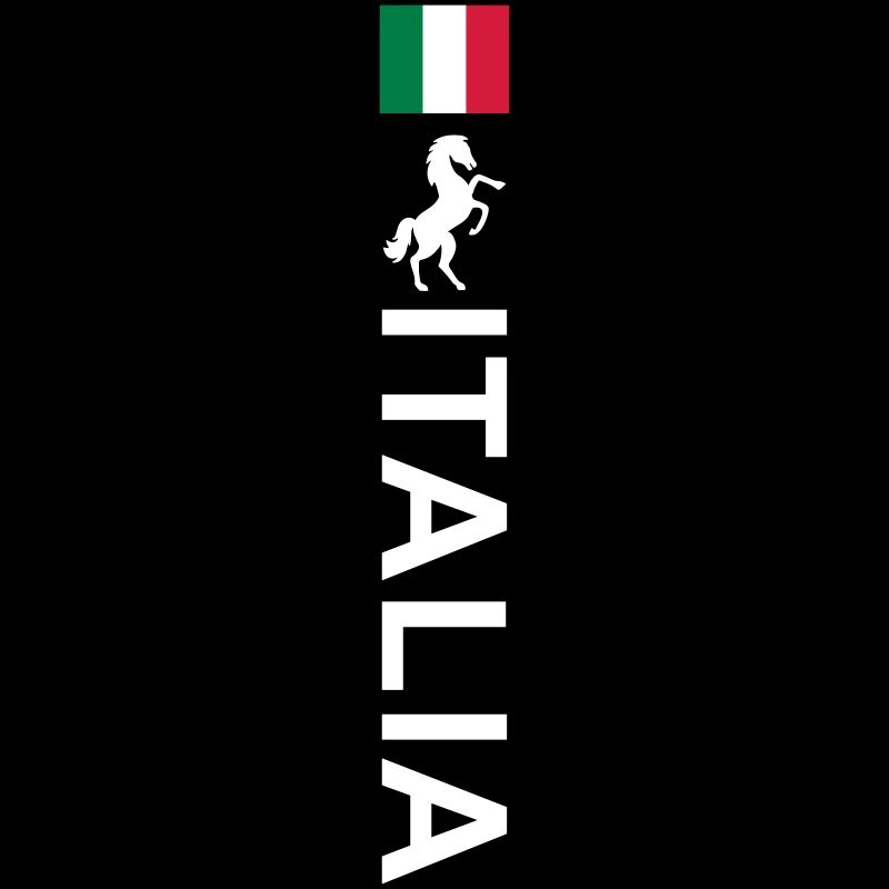 italia 3 streifen mit pferd